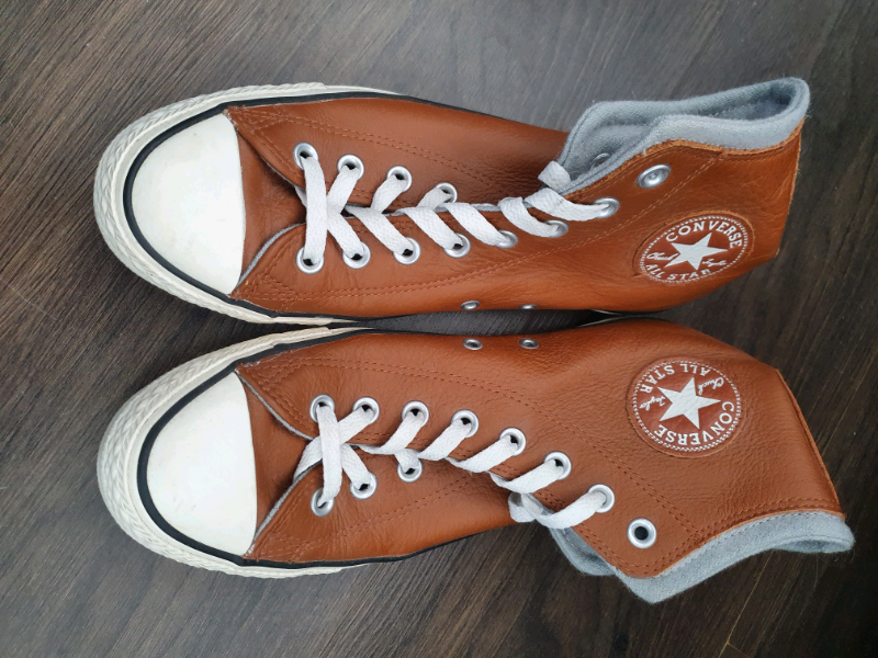 brown converse size 7